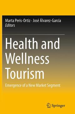 Couverture de l’ouvrage Health and Wellness Tourism
