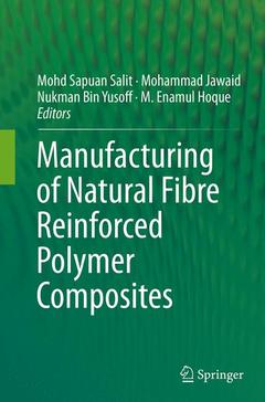 Couverture de l’ouvrage Manufacturing of Natural Fibre Reinforced Polymer Composites