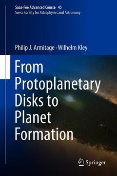 Couverture de l’ouvrage From Protoplanetary Disks to Planet Formation