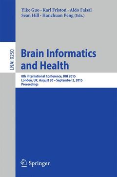 Couverture de l’ouvrage Brain Informatics and Health