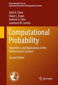 Couverture de l’ouvrage Computational Probability