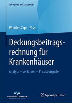 Cover of the book Deckungsbeitragsrechnung für Krankenhäuser