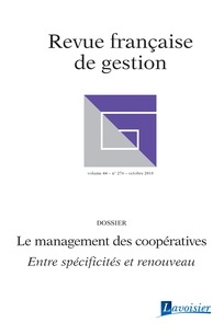 Cover of the book Le management des coopératives : Entre spécificités et renouveau