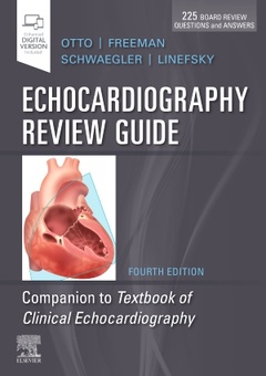 Couverture de l’ouvrage Echocardiography Review Guide