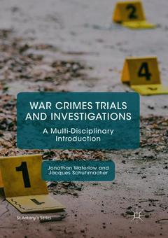 Couverture de l’ouvrage War Crimes Trials and Investigations