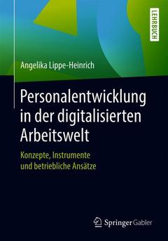 Cover of the book Personalentwicklung in der digitalisierten Arbeitswelt