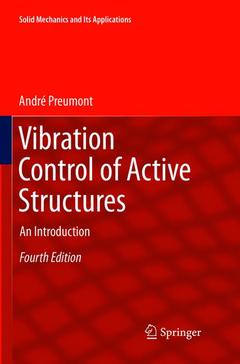 Couverture de l’ouvrage Vibration Control of Active Structures