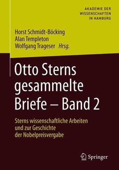 Couverture de l’ouvrage Otto Sterns gesammelte Briefe – Band 2