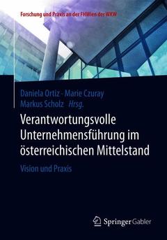 Couverture de l’ouvrage Verantwortungsvolle Unternehmensführung im österreichischen Mittelstand