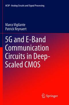 Cover of the book 5G and E-Band Communication Circuits in Deep-Scaled CMOS