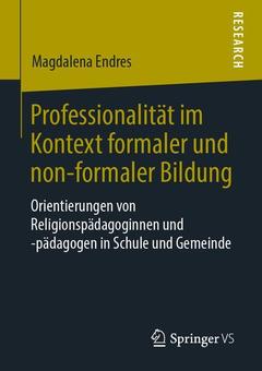Couverture de l’ouvrage Professionalität im Kontext formaler und non-formaler Bildung