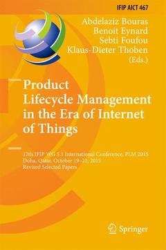 Couverture de l’ouvrage Product Lifecycle Management in the Era of Internet of Things