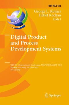 Couverture de l’ouvrage Digital Product and Process Development Systems