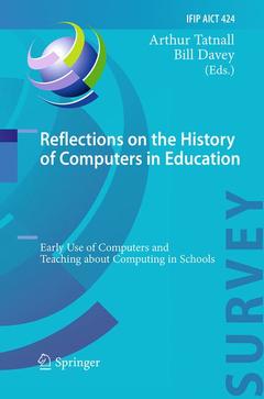 Cover of the book Reflections on the History of Computers in Education