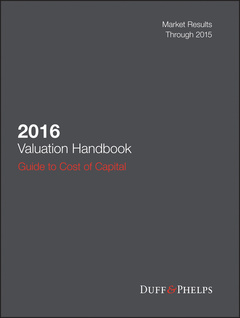 Couverture de l’ouvrage 2016 Valuation Handbook 