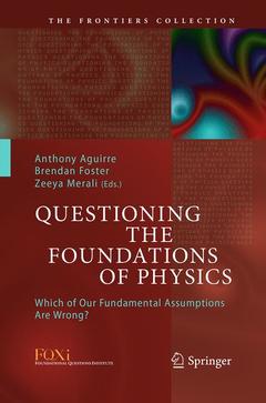 Cover of the book Questioning the Foundations of Physics