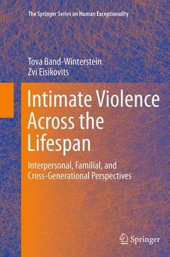 Couverture de l’ouvrage Intimate Violence Across the Lifespan