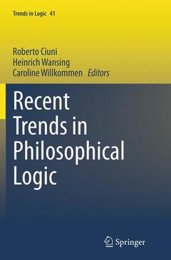 Couverture de l’ouvrage Recent Trends in Philosophical Logic