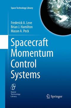 Couverture de l’ouvrage Spacecraft Momentum Control Systems
