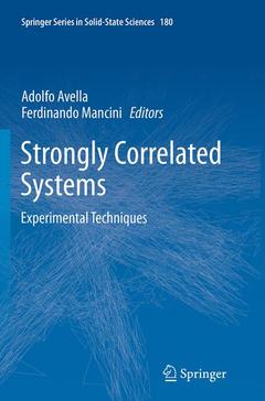 Couverture de l’ouvrage Strongly Correlated Systems