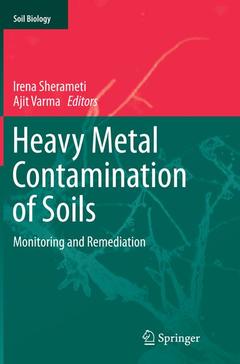 Couverture de l’ouvrage Heavy Metal Contamination of Soils
