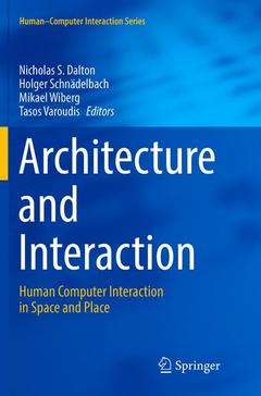 Cover of the book Architecture and Interaction