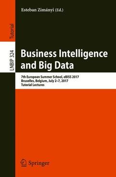 Couverture de l’ouvrage Business Intelligence and Big Data