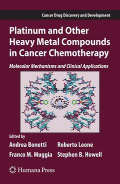 Couverture de l’ouvrage Platinum and Other Heavy Metal Compounds in Cancer Chemotherapy