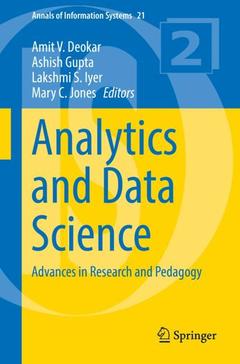 Cover of the book Analytics and Data Science