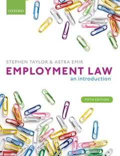 Couverture de l’ouvrage Employment Law