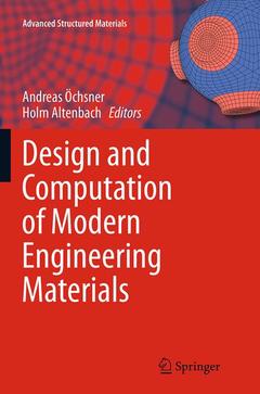 Couverture de l’ouvrage Design and Computation of Modern Engineering Materials