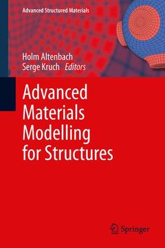 Couverture de l’ouvrage Advanced Materials Modelling for Structures
