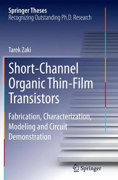 Couverture de l’ouvrage Short-Channel Organic Thin-Film Transistors