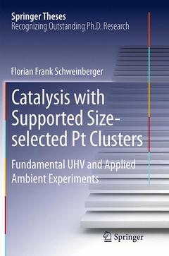 Couverture de l’ouvrage Catalysis with Supported Size-selected Pt Clusters