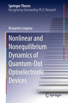Couverture de l’ouvrage Nonlinear and Nonequilibrium Dynamics of Quantum-Dot Optoelectronic Devices