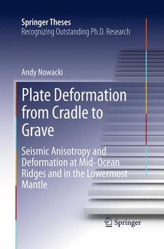 Couverture de l’ouvrage Plate Deformation from Cradle to Grave