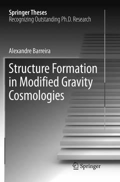Couverture de l’ouvrage Structure Formation in Modified Gravity Cosmologies