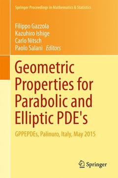 Couverture de l’ouvrage Geometric Properties for Parabolic and Elliptic PDE's