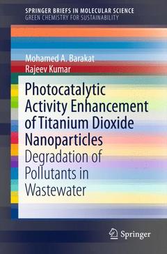 Couverture de l’ouvrage Photocatalytic Activity Enhancement of Titanium Dioxide Nanoparticles