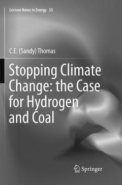 Cover of the book Stopping Climate Change: the Case for Hydrogen and Coal