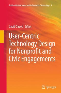 Couverture de l’ouvrage User-Centric Technology Design for Nonprofit and Civic Engagements