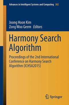 Couverture de l’ouvrage Harmony Search Algorithm