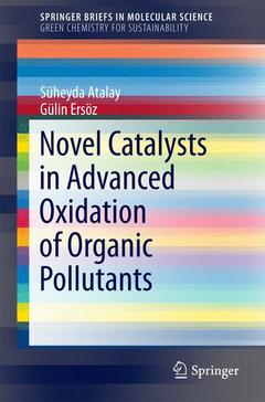 Cover of the book Novel Catalysts in Advanced Oxidation of Organic Pollutants