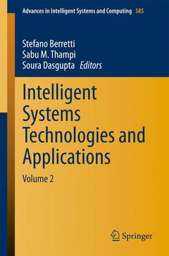 Couverture de l’ouvrage Intelligent Systems Technologies and Applications