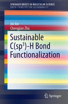 Couverture de l’ouvrage Sustainable C(sp3)-H Bond Functionalization