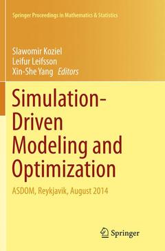 Couverture de l’ouvrage Simulation-Driven Modeling and Optimization