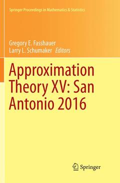 Couverture de l’ouvrage Approximation Theory XV: San Antonio 2016