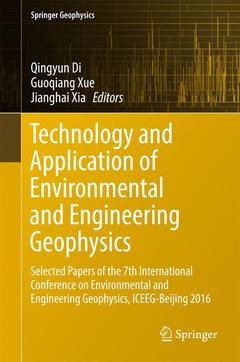 Couverture de l’ouvrage Technology and Application of Environmental and Engineering Geophysics