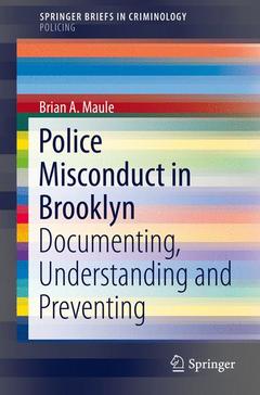 Cover of the book Police Misconduct in Brooklyn 