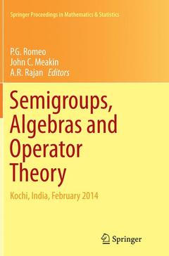 Couverture de l’ouvrage Semigroups, Algebras and Operator Theory